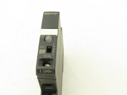 E-T-A ESX10-TA-100-DC24V-10A Circuit Breaker Protector 24VDC 10 Amp DIN Rail ETA