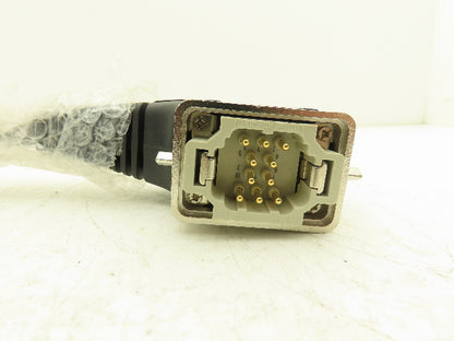 Amphenol Sine Systems HM10EEG16-MPS/FPS-25 Control Cable 10-Pin Male/Female 25'