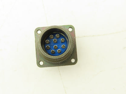 Amphenol Industrial MS3100A18-1S Receptacle Fem Socket 10 Pin Threaded Lot of 3
