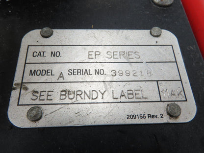 Burndy EP 8 Hydraulic Pump 8800psi 1/2hp 115V 1ph