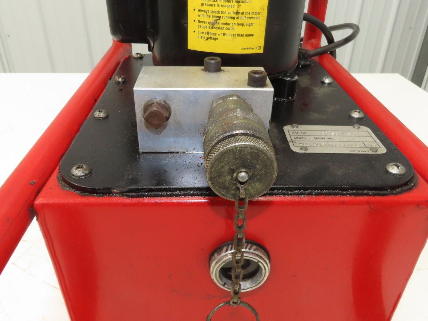 Burndy EP 8 Hydraulic Pump 8800psi 1/2hp 115V 1ph