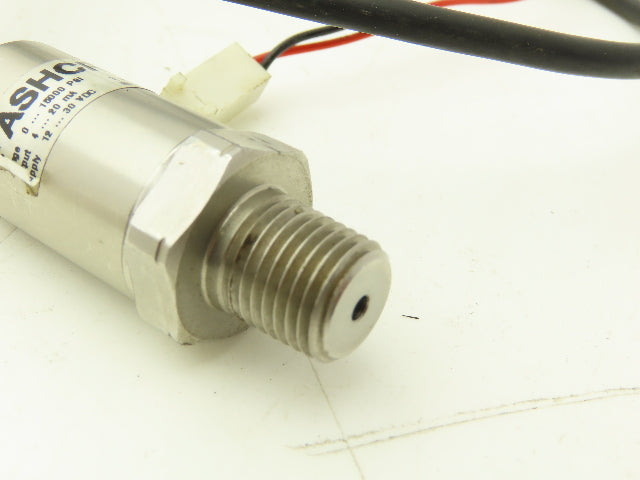 Ashcroft Pressure sensor 0-10000psi Output 4-20mA Input 12-30VDC