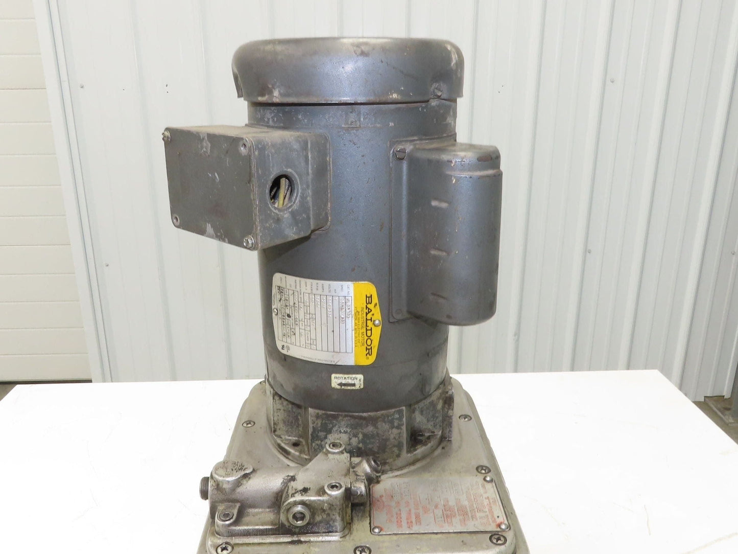 HK Porter HE 6401A Vintage Hydraulic Pump 1 Hp 5500psi 110V 1ph On Casters