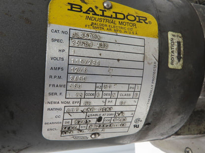 HK Porter HE 6401A Vintage Hydraulic Pump 1 Hp 5500psi 110V 1ph On Casters