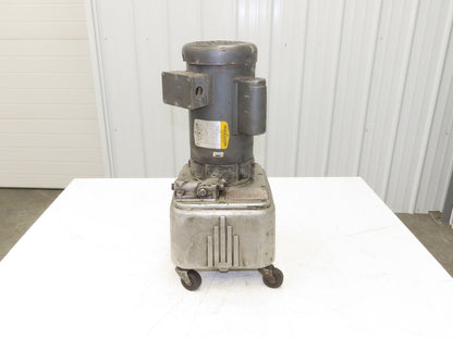 HK Porter HE 6401A Vintage Hydraulic Pump 1 Hp 5500psi 110V 1ph On Casters