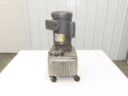 HK Porter HE 6401A Vintage Hydraulic Pump 1 Hp 5500psi 110V 1ph On Casters