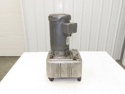 HK Porter HE 6401A Vintage Hydraulic Pump 1 Hp 5500psi 110V 1ph On Casters