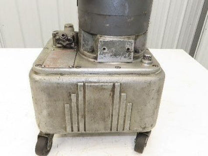 HK Porter HE 6401A Vintage Hydraulic Pump 1 Hp 5500psi 110V 1ph On Casters