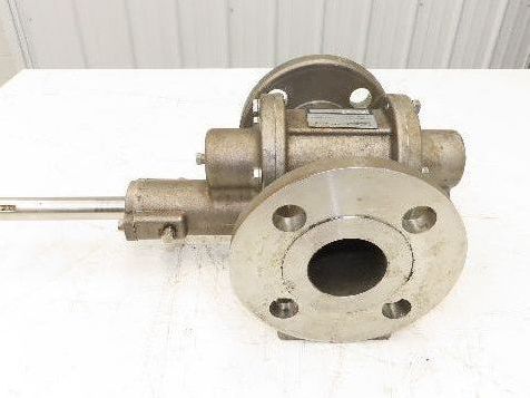 ProFlow Process Equipment Liquiflo Chemical Gear Pump 2.5" Flanged 316 Stainless