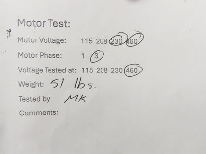 SEW Eurodrive S57DT71D4 200:1 Gearmotor 1/2Hp 230/460V 3PH 8.5rpm LH 2262 in-lb