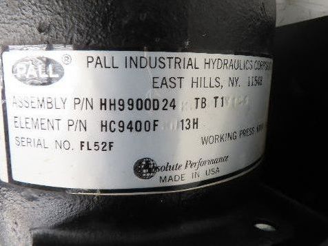 Pall HH9900D24 TB T1 High Pressure Hydraulic Filter SAE Flanged 6000 PSI
