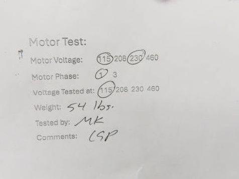Jet AC Pump Motor 2Hp 3450rpm 115/230v 1ph