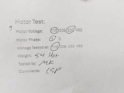 Jet AC Pump Motor 2Hp 3450rpm 115/230v 1ph