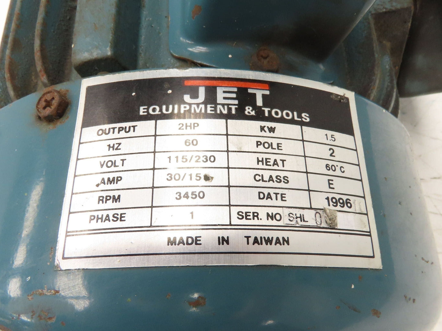 Jet AC Pump Motor 2Hp 3450rpm 115/230v 1ph