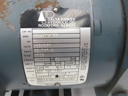 Delta Power Hydraulics 35L288X945 Power Unit 1 Gal 1Hp 115V 1Ph