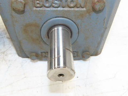 Leeson Gearmotor .5Hp 230/460V 15:1 Boston Gear Reducer 115rpm Dual Shaft 56C