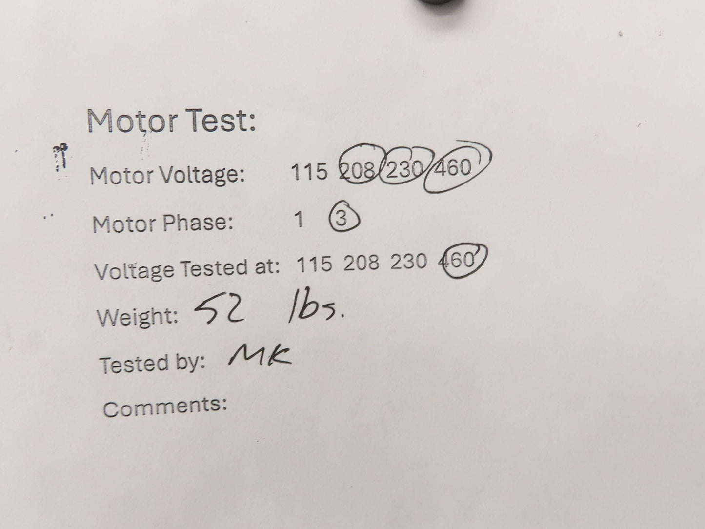 Leeson Gearmotor .5Hp 230/460V 15:1 Boston Gear Reducer 115rpm Dual Shaft 56C