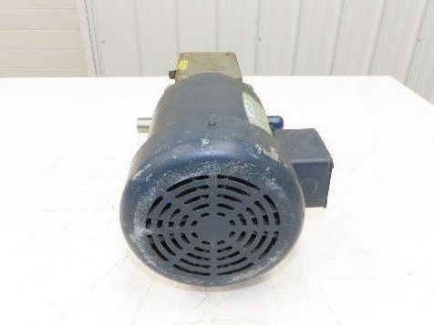 Leeson Gearmotor .5Hp 230/460V 15:1 Boston Gear Reducer 115rpm Dual Shaft 56C