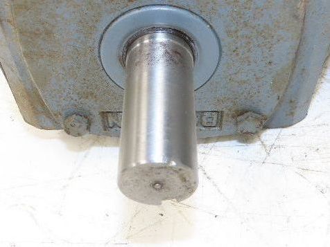 Leeson Gearmotor .5Hp 230/460V 15:1 Boston Gear Reducer 115rpm Dual Shaft 56C