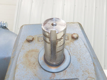 Leeson Gearmotor .5Hp 230/460V 15:1 Boston Gear Reducer 115rpm Dual Shaft 56C