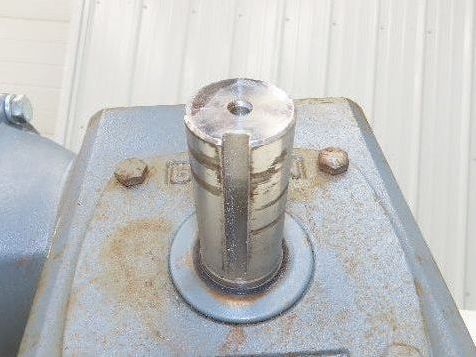 Leeson Gearmotor .5Hp 230/460V 15:1 Boston Gear Reducer 115rpm Dual Shaft 56C