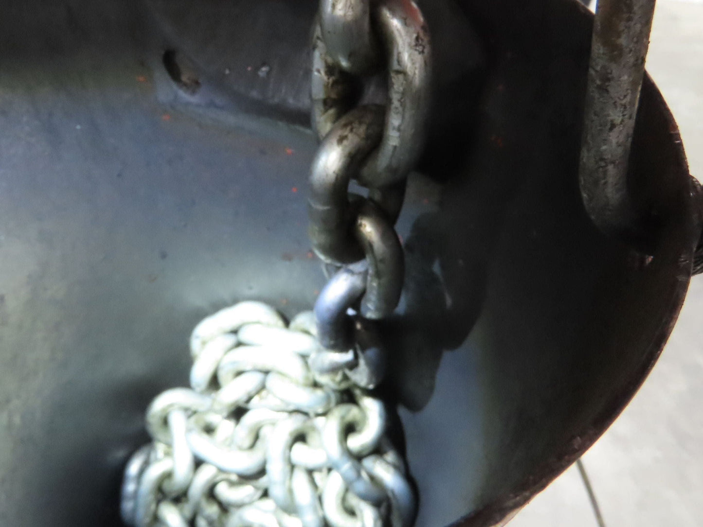 CM Lodestar L 1 Ton Electric Chain Hoist 16 FPM 15' Lift 635 Power Trolley 3PH