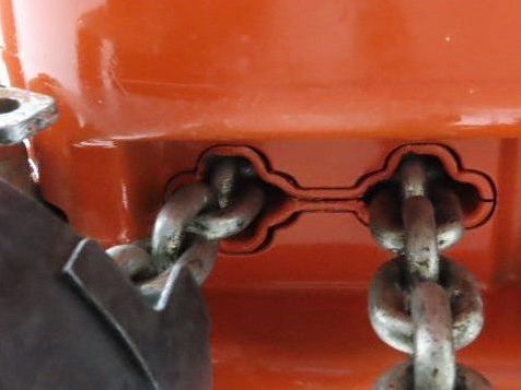 CM Lodestar L 1 Ton Electric Chain Hoist 16 FPM 15' Lift 635 Power Trolley 3PH