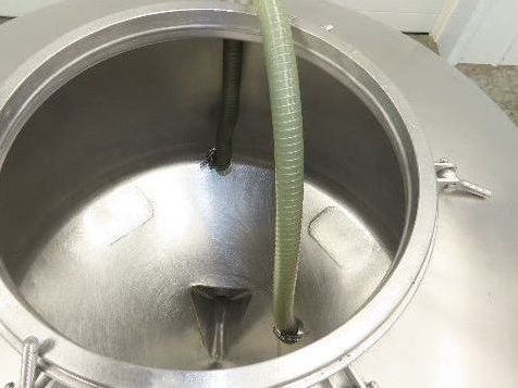 Mobile Stainless Steel Mixing Vessel 136 Gallon Tank Food Grade Sanitary Drain