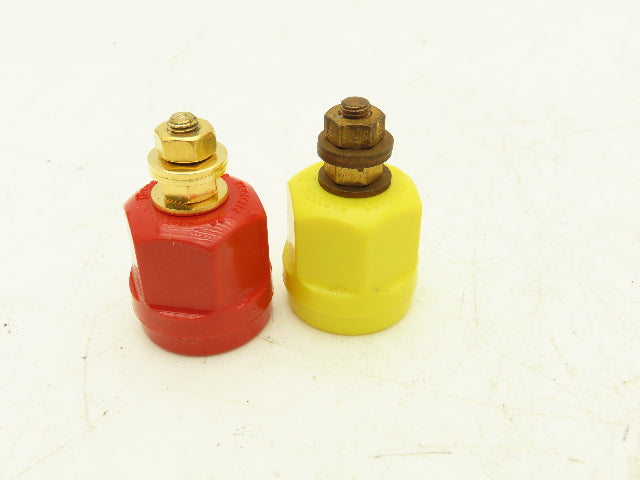 Superior Electric RS50GY Electrical Connector 50A 600V Yellow & Red Lot of 10