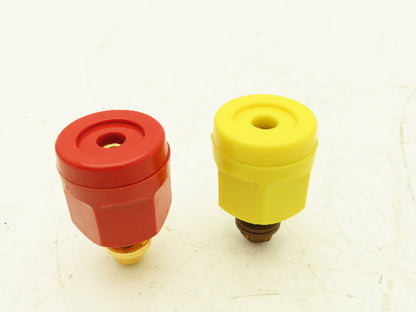 Superior Electric RS50GY Electrical Connector 50A 600V Yellow & Red Lot of 10