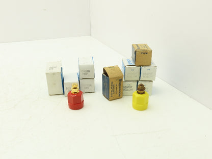 Superior Electric RS50GY Electrical Connector 50A 600V Yellow & Red Lot of 10