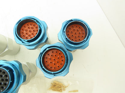 SINE CA-A421-0422-A 21 Pin Connector Compatible With Amphenol MS3112E Lot of 8