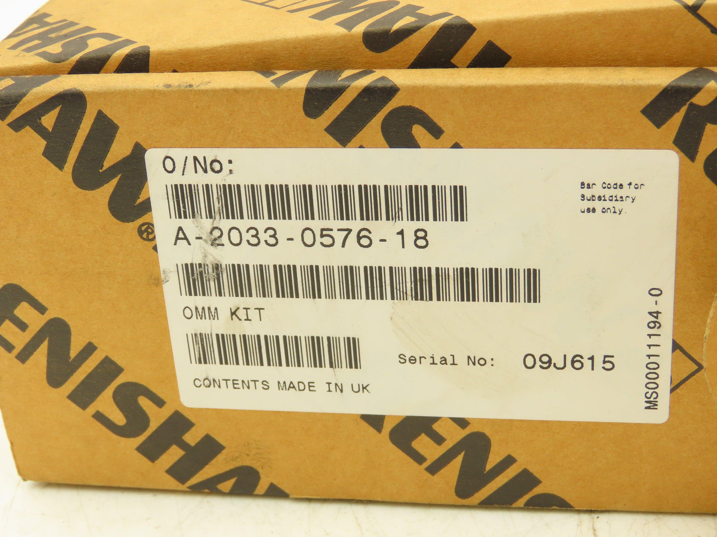 Renishaw A-2033-0576-18 OMM Cable Optical Module Machine Cable Kit