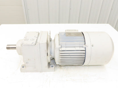 Sew Eurodrive R47DT90S4TFES1S Gearmotor 1.1kW 240/460v 3ph 21.81:1 Reducer 78rpm