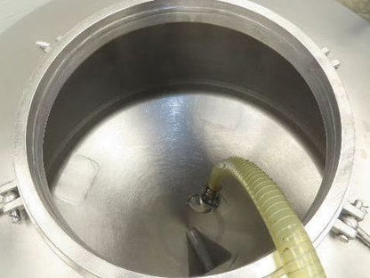 Mobile Stainless Steel Mixing Vessel 136 Gallon Tank Food Grade Sanitary Drain