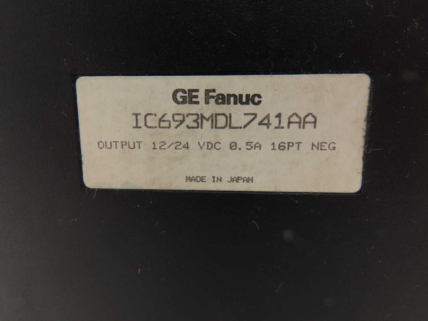 GE Fanuc IC693MDL741AA PLC Output Module 16pt 12-24VDC