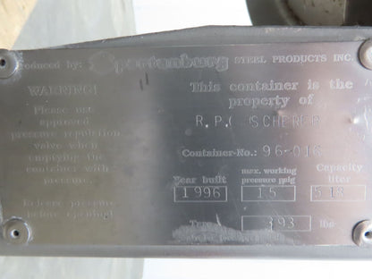 Mobile Stainless Steel Mixing Vessel 136 Gallon Tank Food Grade Sanitary Drain