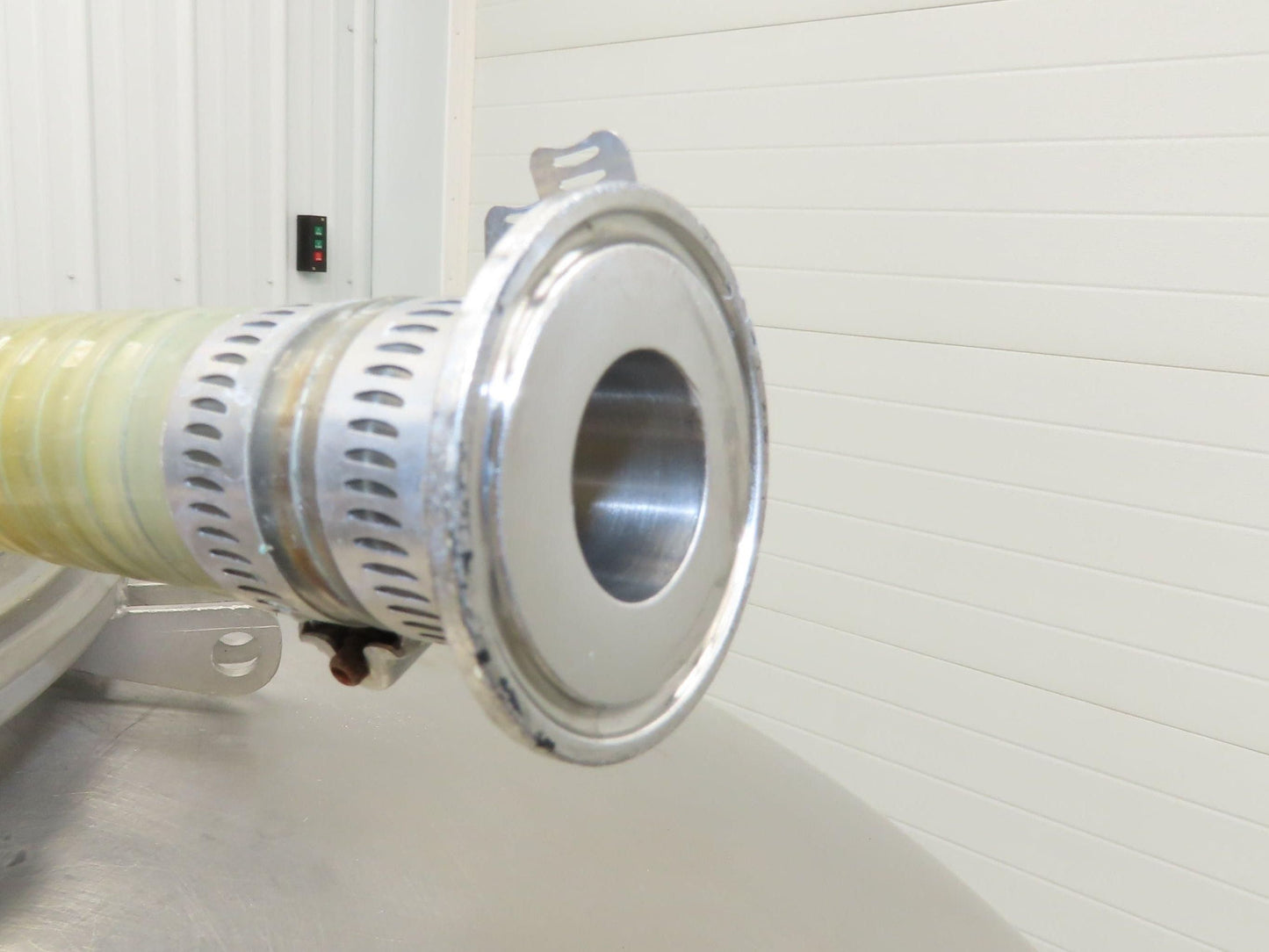 Mobile Stainless Steel Mixing Vessel 136 Gallon Tank Food Grade Sanitary Drain