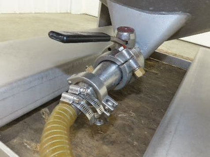 Mobile Stainless Steel Mixing Vessel 136 Gallon Tank Food Grade Sanitary Drain