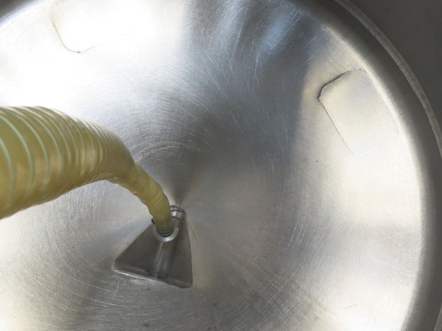 Mobile Stainless Steel Mixing Vessel 136 Gallon Tank Food Grade Sanitary Drain