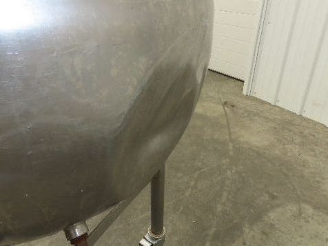 Legion LT-40 Stationary Direct Steam Kettle 40 Gallon Food Grade Mixing Tank