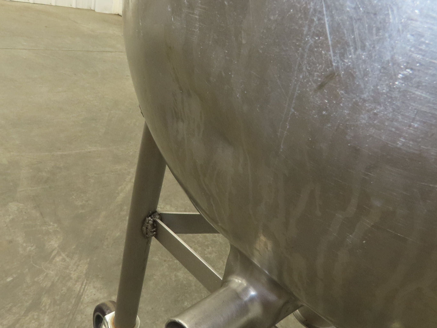 Legion LT-40 Stationary Direct Steam Kettle 40 Gallon Food Grade Mixing Tank