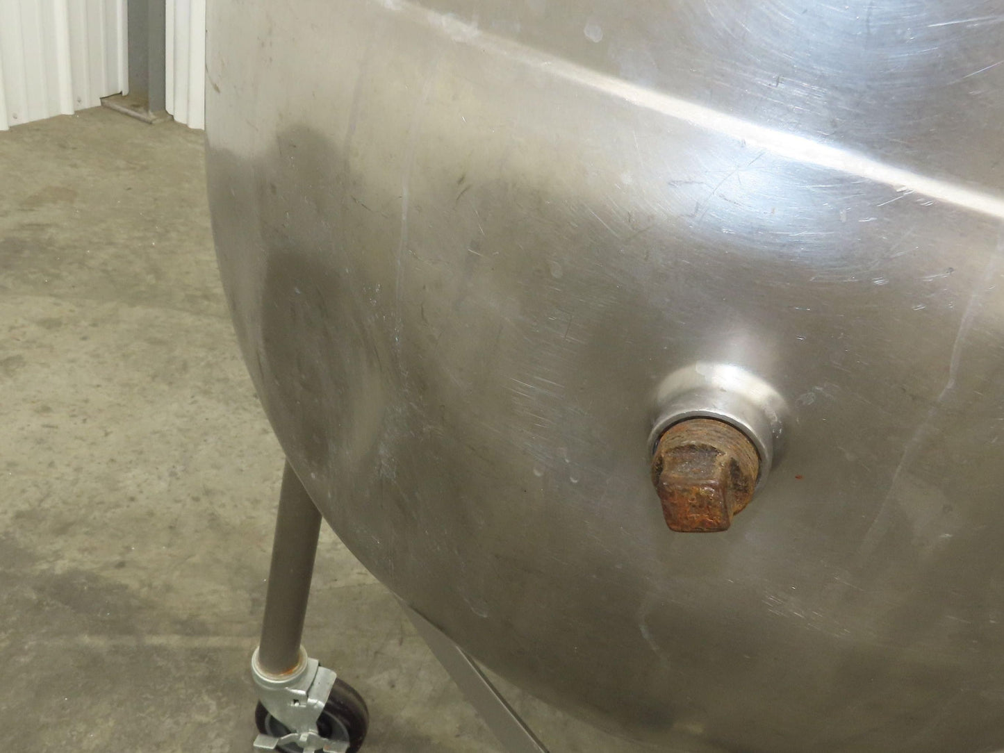 Legion LT-40 Stationary Direct Steam Kettle 40 Gallon Food Grade Mixing Tank