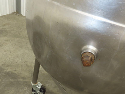 Legion LT-40 Stationary Direct Steam Kettle 40 Gallon Food Grade Mixing Tank