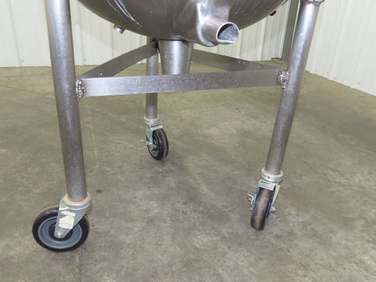 Legion LT-40 Stationary Direct Steam Kettle 40 Gallon Food Grade Mixing Tank