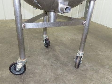 Legion LT-40 Stationary Direct Steam Kettle 40 Gallon Food Grade Mixing Tank