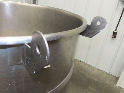 Legion LT-40 Stationary Direct Steam Kettle 40 Gallon Food Grade Mixing Tank