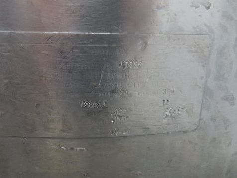 Legion LT-40 Stationary Direct Steam Kettle 40 Gallon Food Grade Mixing Tank