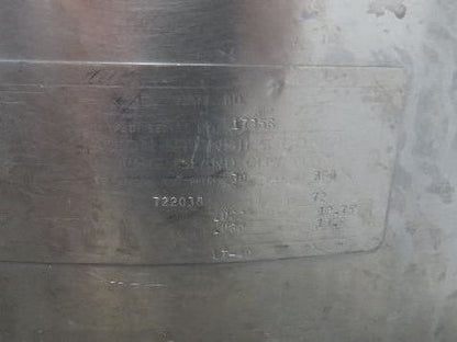 Legion LT-40 Stationary Direct Steam Kettle 40 Gallon Food Grade Mixing Tank