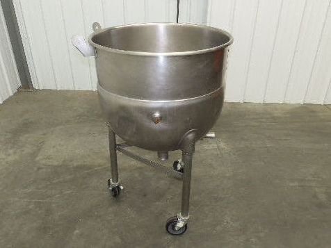 Legion LT-40 Stationary Direct Steam Kettle 40 Gallon Food Grade Mixing Tank